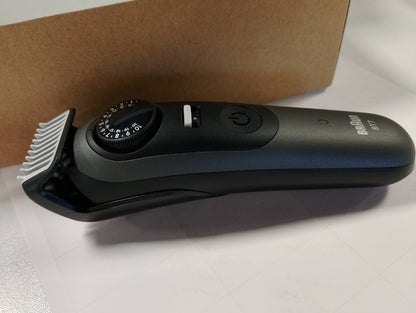 300287 - BRAUN Makinë prerëse për mjekër Series 7 BT7545, rikarikueshme, rezistente ndaj ujit, +12 aksesorë, jetëgjatësi baterie 120 minuta, 40 cilësime gjatësie