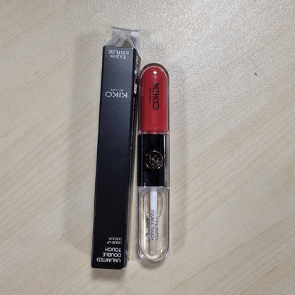 301085 - KIKO MILANO Unlimited Double Touch 108, buzëkuq i lëngshëm 2-hapësh, përfundim i shkëlqyeshëm, zgjat deri në 12 orë