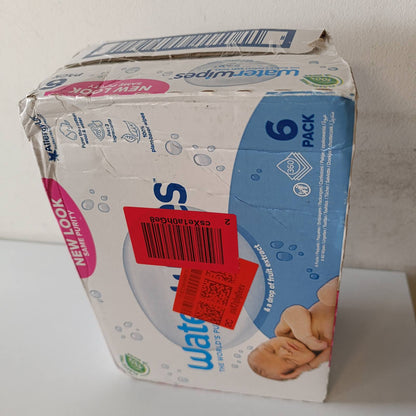 302120 - WATERWIPES Sensitive+, 360 peceta (6 pako), 99.9% ujë, pa aromë, për të porsalindur dhe bebe
