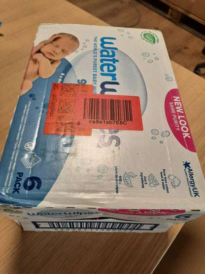 302119 - WATERWIPES Sensitive+, 360 peceta (6 pako), 99.9% ujë, pa aromë, për të porsalindur dhe bebe