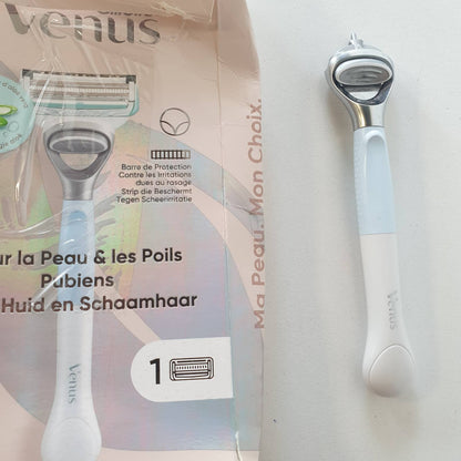 300996 - GILLETTE Venus + Satin Care Briskë për femra - Dorezë e ripërdorshme, fishek mbushës, teh preciz, rroje e butë