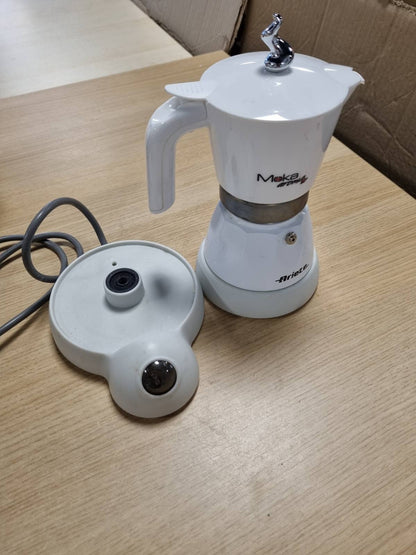 277450 - ARIETE 1358 Moka Aroma - Makinë Elektrike Kafeje, Kapacitet 2/4 Filxhan, 400W, E Bardhë