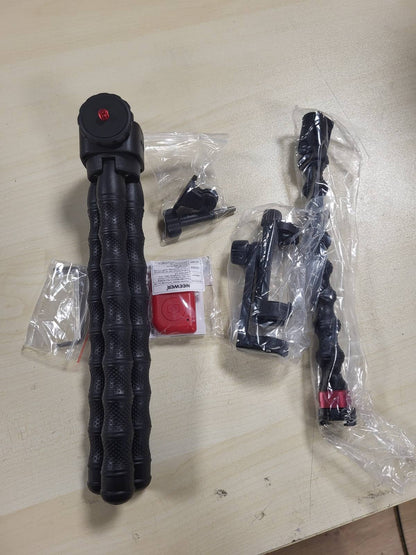 292873 - NEEWER T91 TRIPOD FLEKSIBËL PËR MINI TELEFON CELULAR, 2 KRAHË MAGJIKË, KOMPATIBEL ME GOPRO HERO 12, 15 14 PRO MAX