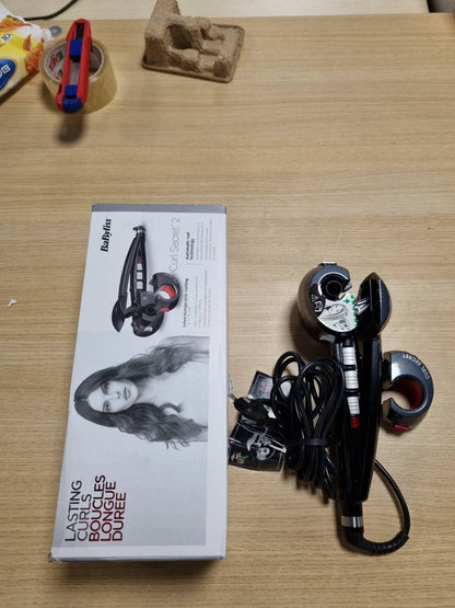 274934 - BABYLISS Curl Secret, Hekur Automatik Kaçurrelash Ionic, 2 Brumëra të Ndërrueshëm, Diapazon Temperature 190-230°C, E Zezë, 25-35 mm, C1300E