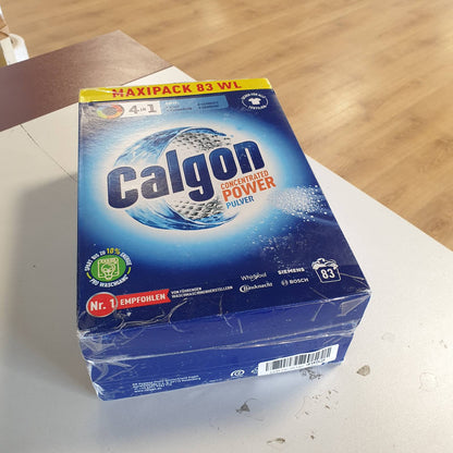318076 - CALGON Pluhur 4-në-1 Power – 1 x 2.075 kg, Zbutës uji kundër gëlqeres, papastërtisë dhe korrozionit në lavatriçe