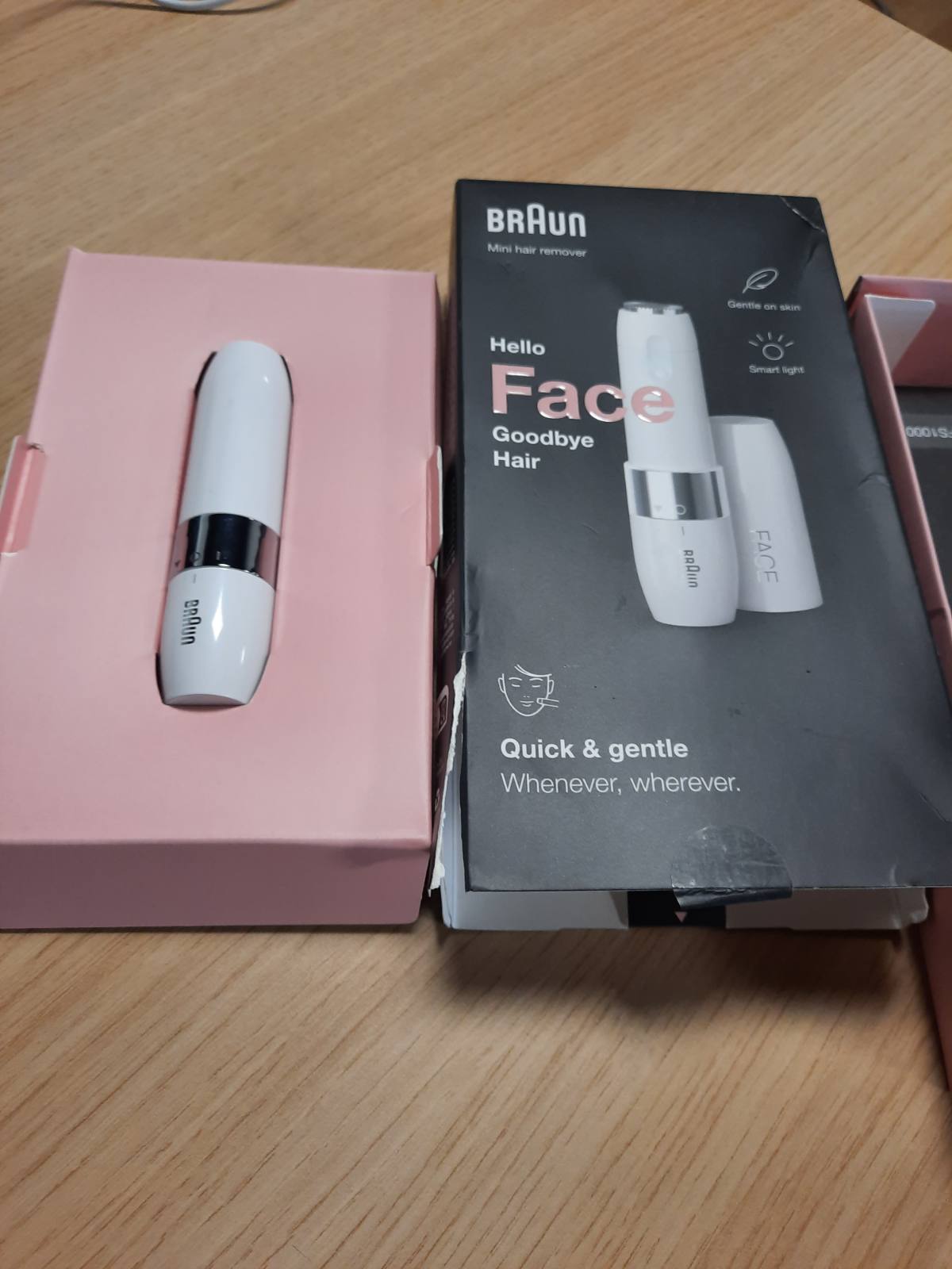 316897 - BRAUN Depilator elektrik për fytyrën FS1000, me prerës preciz, heqës elektrik i qimeve për fytyrën, i bardhë