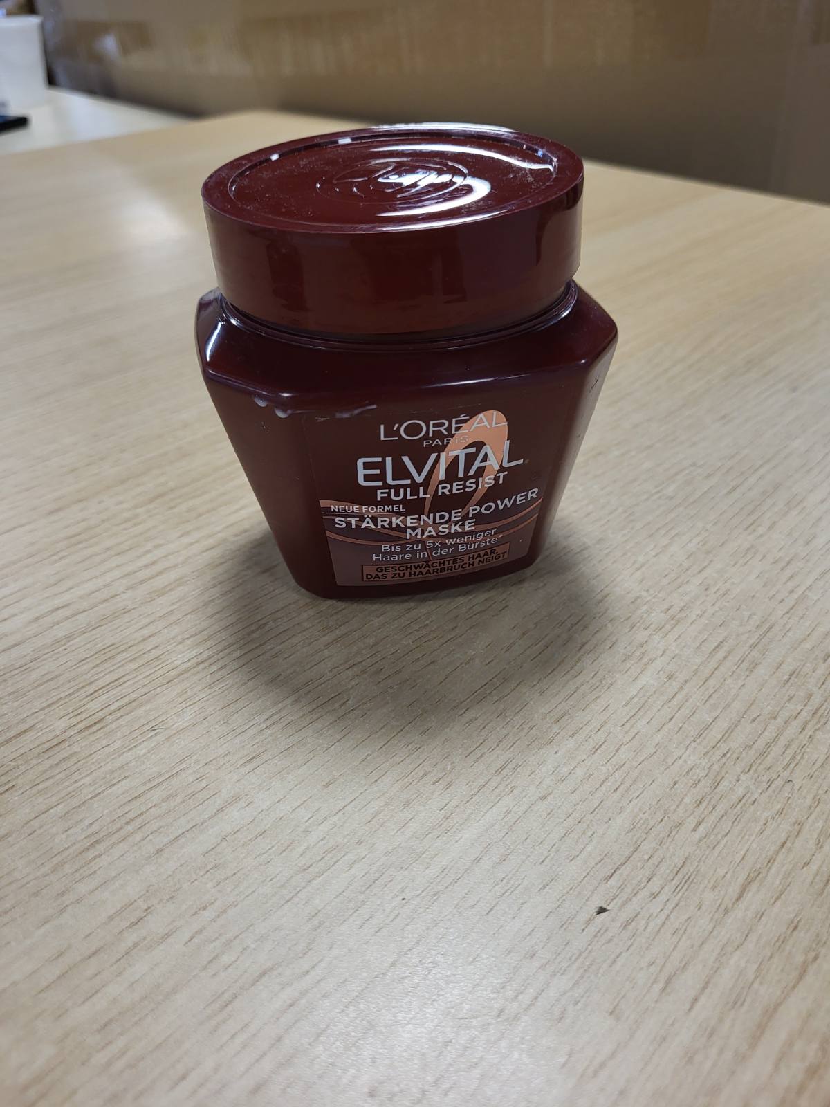318996 - L'ORÉAL PARIS Elvital Full Resist Maskë Flokësh me Aminexil dhe Biotinë, 300 ml