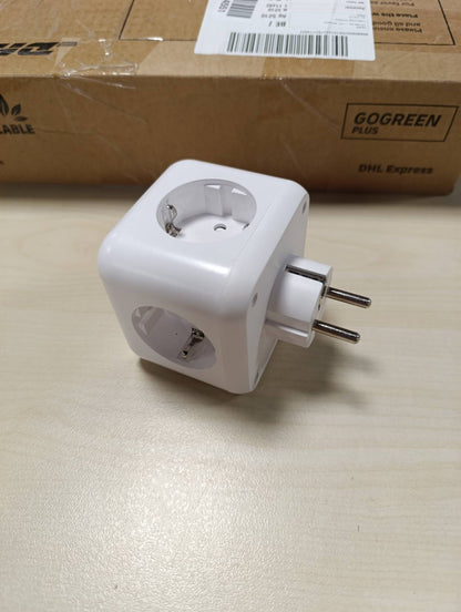 309054 - MARS GAMING MD-CUBE20, Kub energjie, 3 priza SCHUKO + 2 USB-C + 2 USB-A, 20W PD