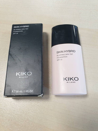 290254 - KIKO MILANO Fondatinë Skin Hybrid Blurring Skin Tint 01, SPF 30, Qëndrueshmëri 24-orëshe