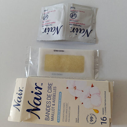 322107 - NAIR Shirita dylli për bikini dhe sqetulla - Vaj pambuku - 16 shirita