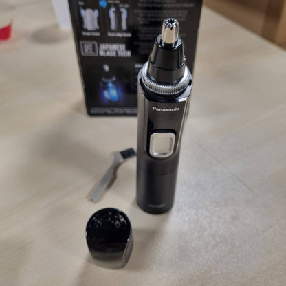 300545 - PANASONIC Makinë prerëse qimesh ER-GN300-K503 për burra, elektrike, rezistente ndaj ujit, për hundë, veshë dhe vetulla, e zezë