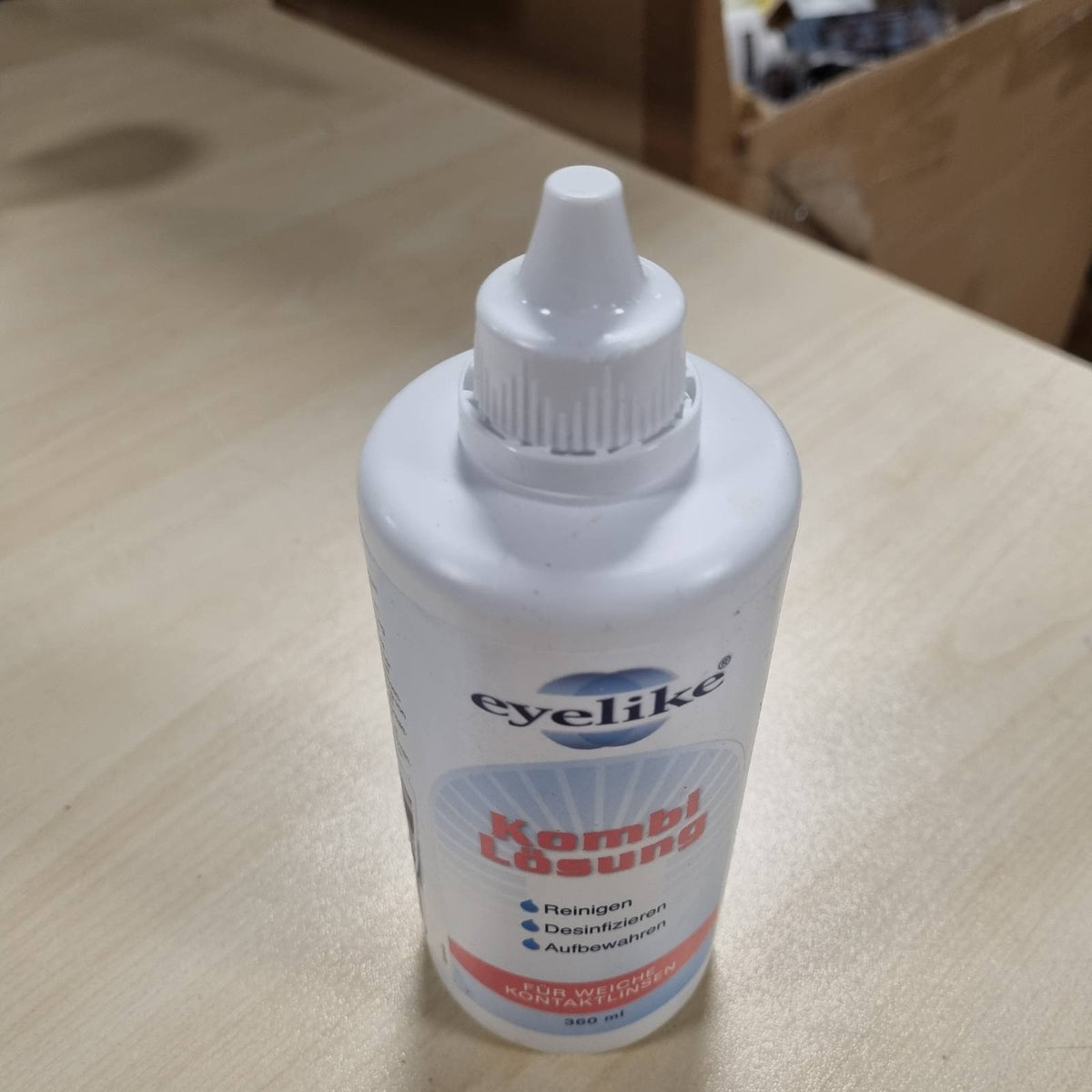 301447 - Zgjidhje Gjithë-në-Një Eyelike, sistem kujdesi për lente kontakt, 360ml