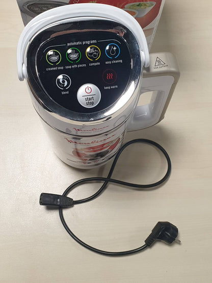 162081 - MOULINEX LM841110 Easy Soup, Pajisje për Supa prej Çeliku Inox, Kapacitet 1.2L, 4 Programe Gatimi, Sistem për Mbjajtje të Ngrohtësisë