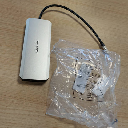 273074 - WAVLINK Stacion lidhjeje për laptopë, DisplayPort me DP të dyfishtë, HDMI, hyrje PD 100W, USB 10Gbps, portë Ethernet 2.5G