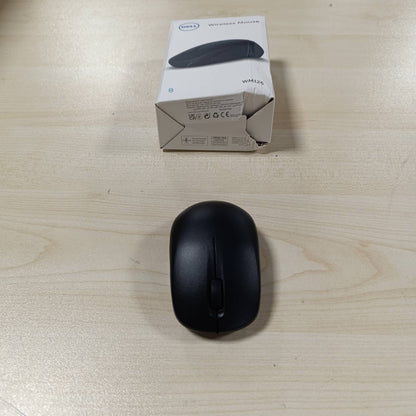320433 - DELL Maus pa tel WM126 me marrës USB, 1000 dpi, LED optik, 3 butona, rrotë mekanike, jetëgjatësi e madhe e baterisë, e zezë