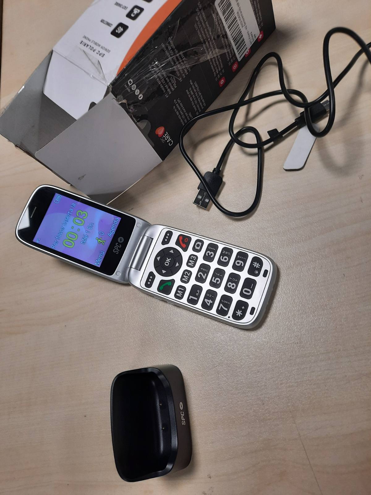 276154 - SPC Telefon celular Polaris 4G për të moshuar, butona të mëdhenj, buton thirrjesh emergjente, i pajtueshëm me SPC Care (iOS dhe Android), gjurmim GPS, alarme sigurie, ngjyra: e zi
