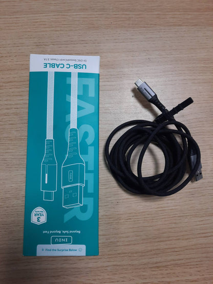269466 - INIU Kabllo USB Type-C, 2m, 3.1A QC 3.0, aliazhi të thurur prej najloni, i pajtueshëm me iPhone 17, 16 Pro Max, Samsung S25, 24 Ultra, Xiaomi, iPad
