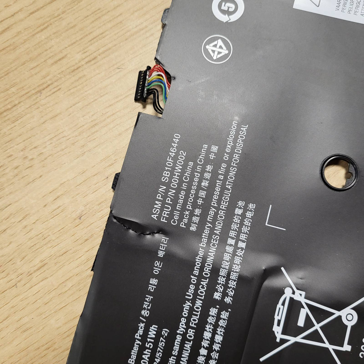 295514 - amsb6 Bateri zëvendësuese Amsahr SB10 F46440 për Lenovo SB10 F46440, 00HW003, 00HW002, FRU00HW002, FRU00HW003, SB10 F46441