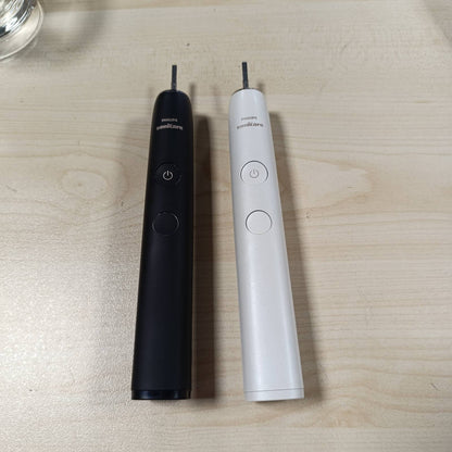 315037 - PHILIPS Furçë dhëmbësh elektrike Sonicare DiamondClean 9000, pako me dy pjesë, furçë dhëmbësh sonike me aplikacion, sensor presioni, 4 mënyra pastrimi, 3 nivele intensiteti, ari i zi dhe rozë, modeli HX9914/61