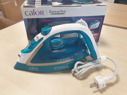292665 - CALOR Hekur me Avull Easygliss Plus, 2500 W, Avull i Vazhdueshëm 40 g/min, Shtim Avulli 195 g/min, Pllakë Durilium Airglide FV5719C0