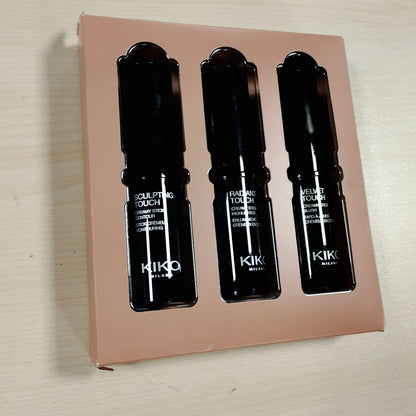 316701 - KIKO Milano Set për Konturimin e Fytyrës 01, Set për Grim me 3 Shkopinj: Skuqës, Ndriçues dhe Konturues