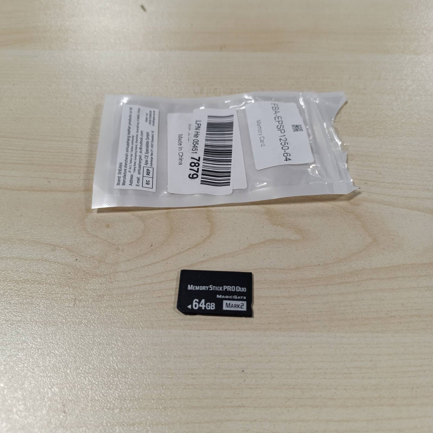 268339 - SHEAWA Kartë memorie MS Pro Duo 64GB, shpejtësi të lartë, për Sony PSP dhe kamerën Cybershot
