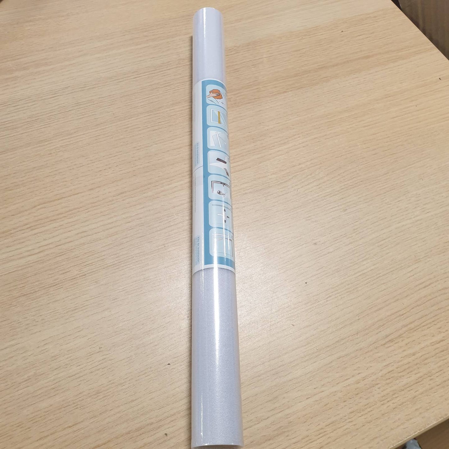 320500 - DIBONIUR Fletë xhami ngjitëse me akrilik, mbrojtje e privatësisë, 44.5 * 200cm