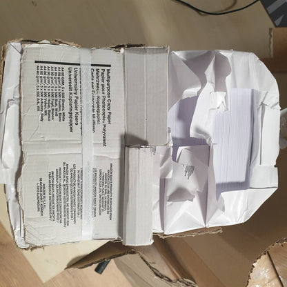 293548 - AMAZON BASICS Letër printeri, DIN A4, 80 g/m², 2500 fletë, 5 pako me 500, e bardhë