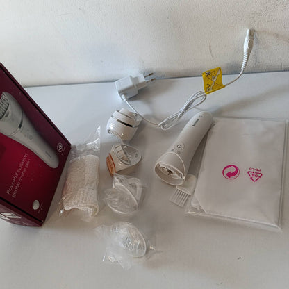 315357 - pilator Series 8000, epilator pa tel për epilim të lagësht dhe të thatë, me 6 aksesorë, modeli BRE715/00