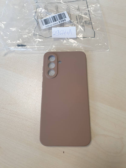 296441 - OAKXCO Mbrojtëse për Samsung Galaxy A56 5G, Mbrojtëse silikoni me mbrojtje të kamerës, ultra e hollë, ngjyrë kafe kaki, material TPU.