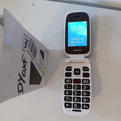 276623 - WUUM Clap Telefon me dy ekrane të palosshme, Bateri 800mAh, USB-C, Blu