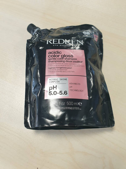 316309 - REDKEN Shampo Acid Color Gloss, 500ml, shampo e butë mbrojtëse e ngjyrës, formulë me pH acid
