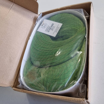 317590 - UTIEHD Paruke 100 cm e gjatë, universale për cosplay, flokë sintetikë (jeshile limoni)