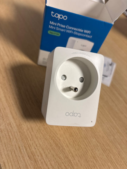 320494 - TAPO Prizë inteligjente WiFi, e pajtueshme me Alexa dhe Google Home, 10A, Tapo P100(FR) 1 Pako