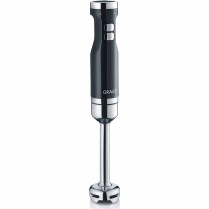 224905 - Graef HB502EU Blender dore 0.7 L, i zi dhe argjendtë – Blender (0.7 L, rrotullues, 13,000 RPM, blender zhytës, i zi, argjendtë, çelik inox)