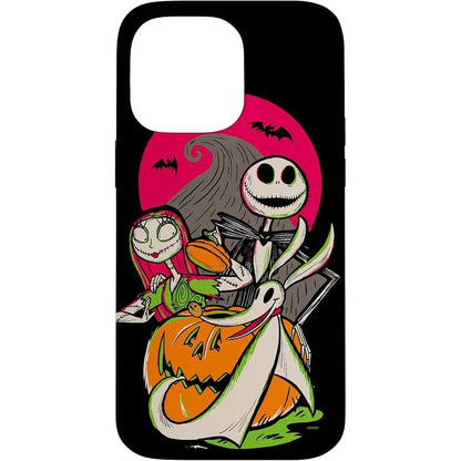 232546 - Këllëf për iPhone 14 Pro Max Disney 100 – Nightmare Before Christmas me Jack & Sally, dizajn Halloween.
