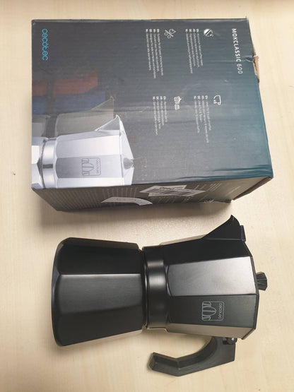 215649 - CECOTEC Makinë kafeje italiane Cumbia Mokclassic 600 e zezë, 300 ml, alumini, kapacitet për 6 filxhanë kafe