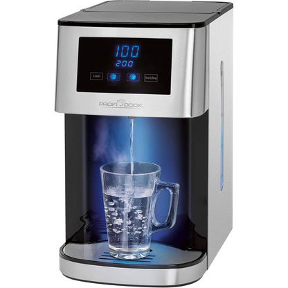 213035 - Dispenser Uji i Nxehtë ProfiCook | Ujë i Nxehtë në 3 Sekonda | Çajnik | Ujë i Valë me Prekjen e një Butoni | Strehë Çeliku Inoks | Ekran LED me Funksionim me Prekje me Sensor | 2600 Vat | PC-HWS 1145