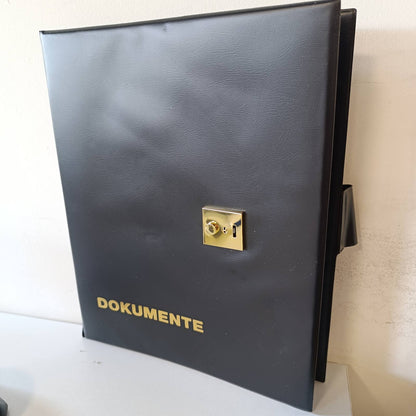 276831 - Pagna Dosje dokumentesh e zezë (kuti dokumentesh, mekanizëm me 4 unaza, 1H)