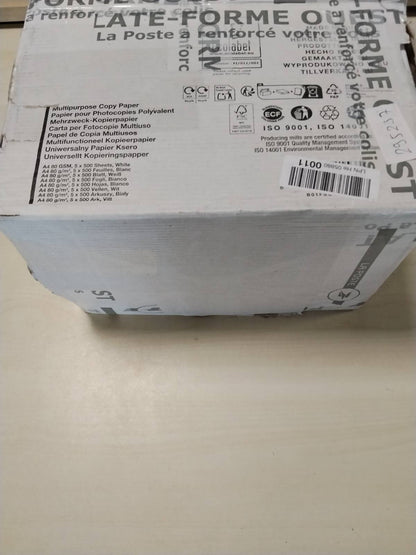 295237 - AMAZON BASICS SET ME 5 PAKO ME 500 FLETË LETRE A4 80 G/M2 E BARDHË