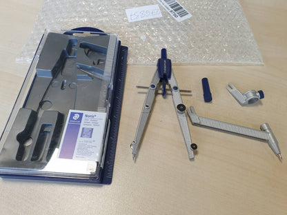 276837 - Staedtler Noris 550, Busull shkolle precize me rregullim mikrometrik, Kuti me adaptor dhe zgjatim universal