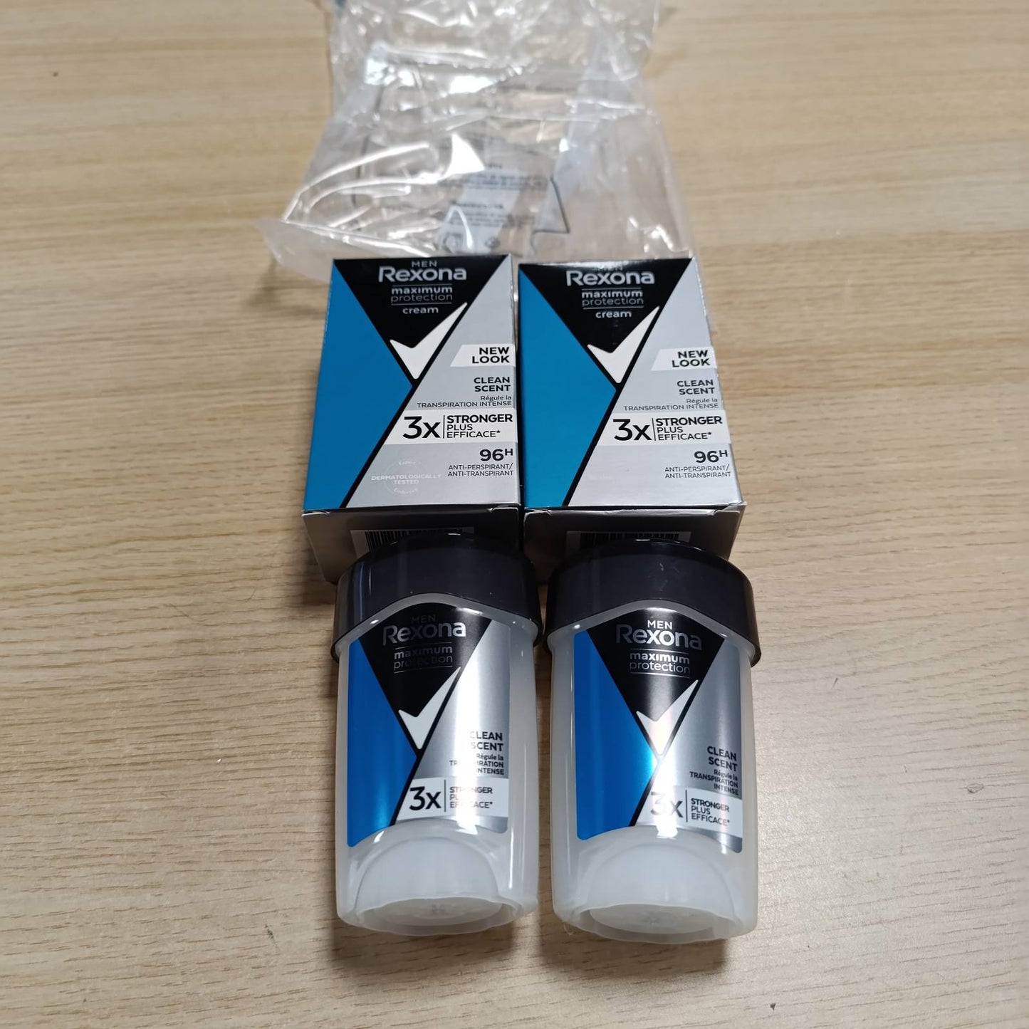 321516 - REXONA Men Deodorant Cream Antidjersitës 96H Aromë e Pastër - paketë me 3 x 45 ml