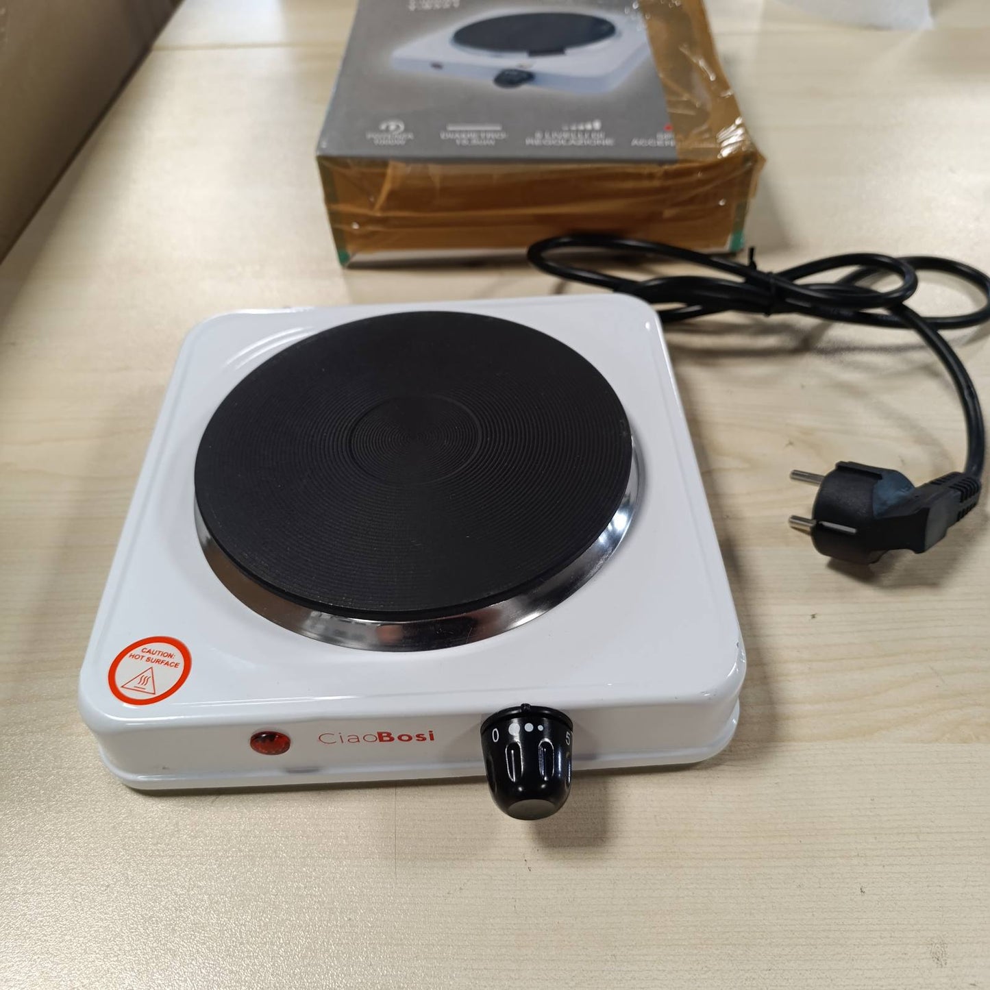 277458 - Sobë Elektrike e Rregullueshme 1000W, Pllakë Gatimi prej Gize, 152m