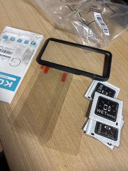 294544 - KOKIO Mbrojtës ekrani prej qelqi të temperuar për iPhone 11 dhe iPhone XR, Ultra-HD, 15.4 cm (6.1 inç), fortësi 9H, 0.33 mm, 4 copë