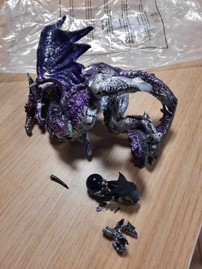 294214 - NEMESIS NOW Figurinë Dragoi Mbrojtës - Vjollcë - 18 cm