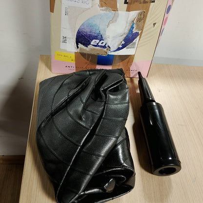 293897 - EDIFIT Top Shtatzënie, 55/65/75 cm, Top Zviceran, Palestër, Pilates, Përfshirë Inflator, i Zi