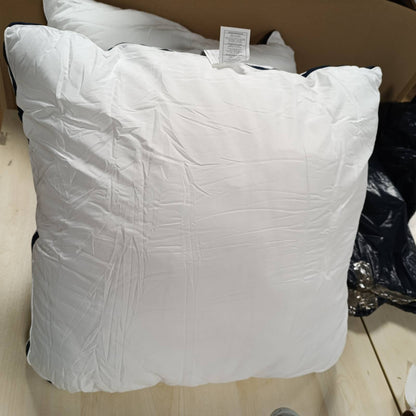 256655 - JASTËKË SHTRATI UTOPIA 65 x 65 cm (2 copë), Mbushje me Fibra të Zbrazëta 3D Virgin, Blu Marine