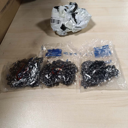 293871 - Pako me 3 ZINXHIRË SHARRE ELEKTRIKE për shufër 20 inç (50 cm), 76 lidhje transmisioni, diametër 0.058", hap 0.325", zinxhir zëvendësues i pajtueshëm me Hyundai 62cc, Timberpro dhe sharra të tjera elektrike