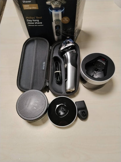 315032 - PHILIPS Makinë rroje i9000 Prestige Ultra, elektrike, 100% e papërshkueshme nga uji, teknologji Skin IQ Pro, sistem Triple Lift & Cut, tehe precize NanoTech, 5 mënyra rrojeje, XP9404/31