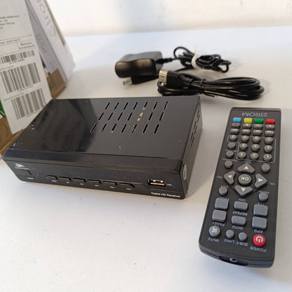 273470 - STROM Marrës Dixhital Tokësor 504 A+ Full HD DVB-T2, i pajtueshëm me HEVC264, HDMI, SCART, USB, Digital Plus, i Zi
